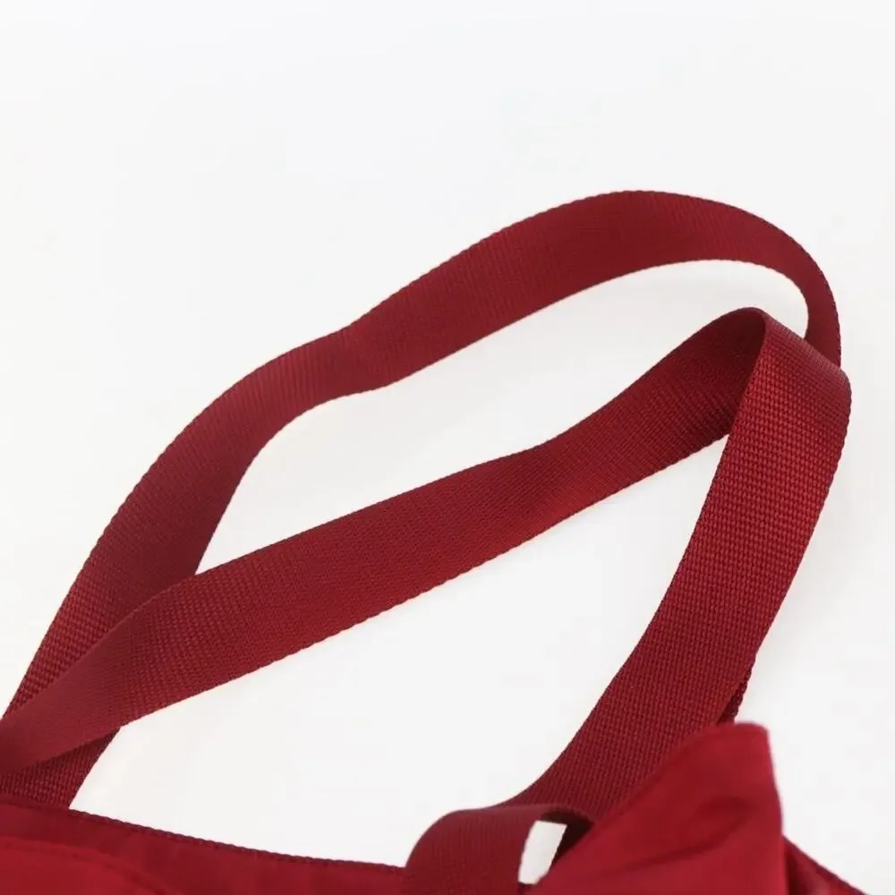 Prada Nylon Tote Bag Red
